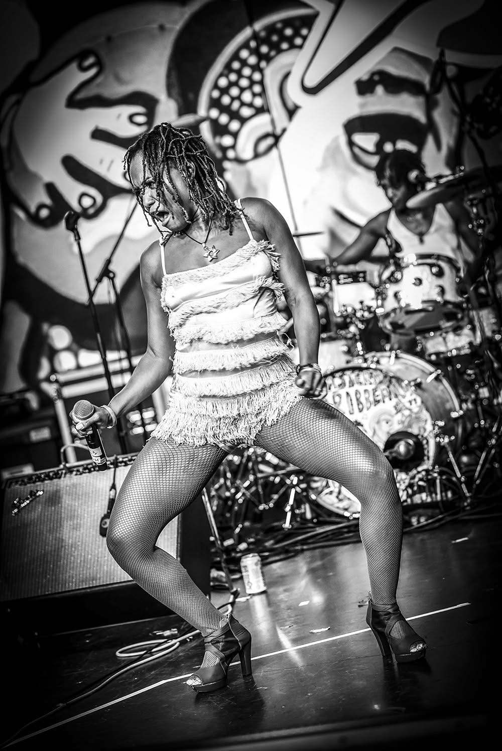 Tierinii Jackson Naftaly performing at the New York State Blues Festival